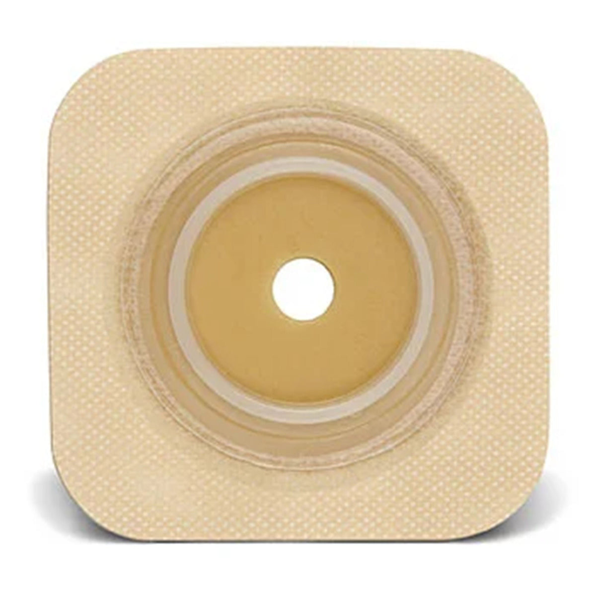 Sur-Fit Natura Durahesive Skin Barrier, Flat, Extended Wear, Trim to Fit 7/8-2½" Opening, 70mm Flange, 5" x 5" - 413163-Single - LL Medico