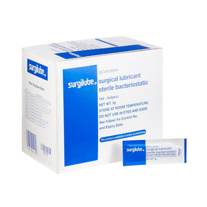 Surgilube Lubricating Jelly, 3 Gram Individual Packets - 281020543-Box - LL Medico