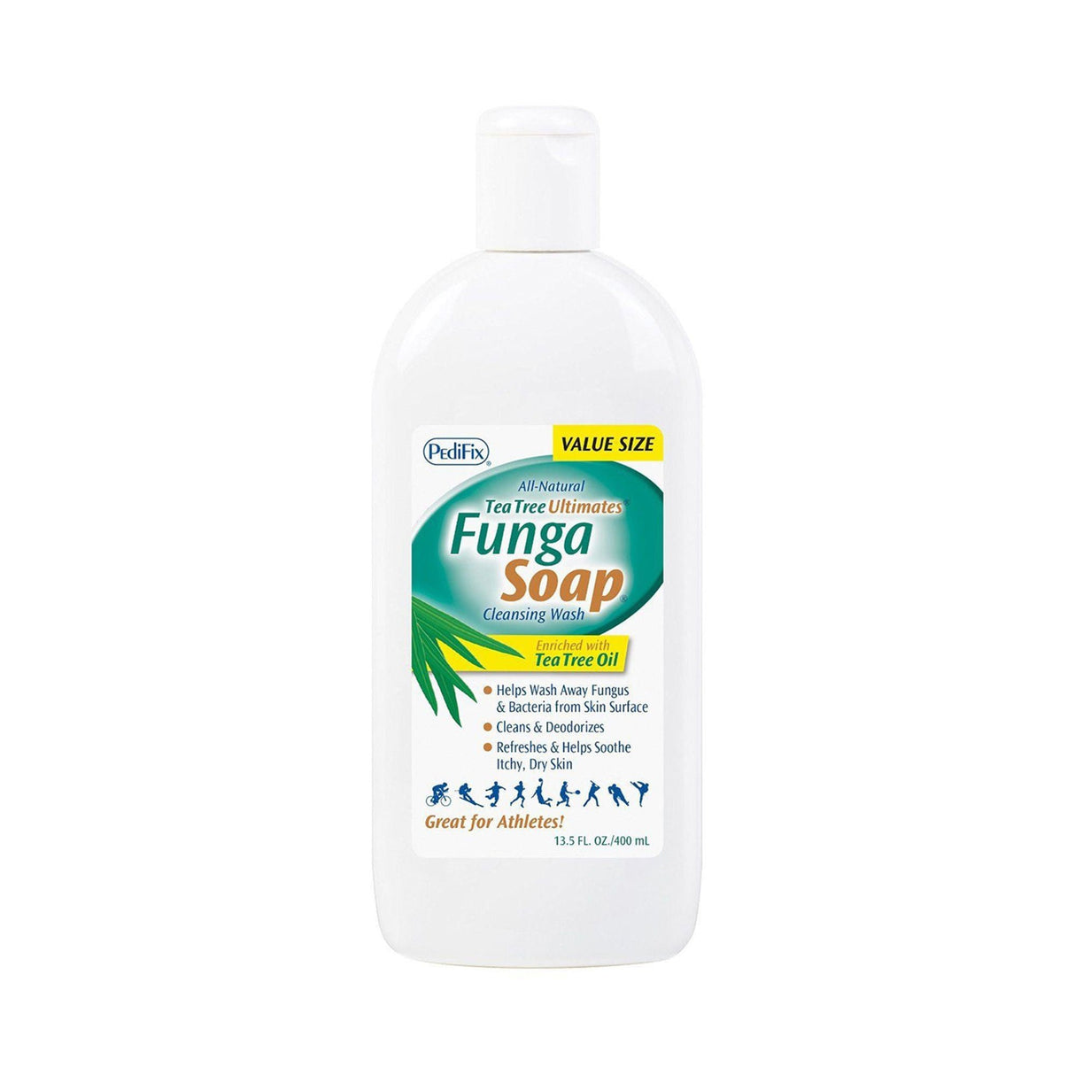 Tea Tree Ultimates FungaSoap – Tea Tree-Infused Cleansing Wash, 13.5 ounces - P3072-Single - LL Medico