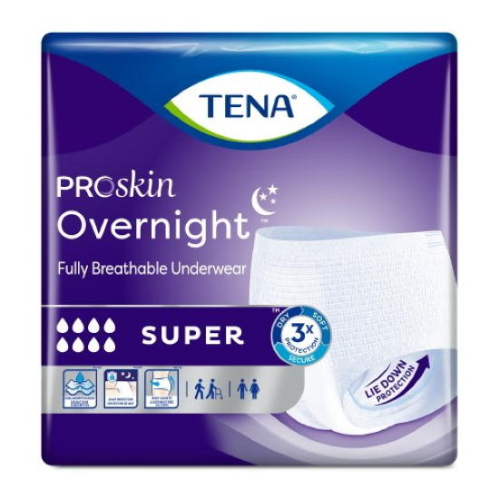 TENA ProSkin Overnight Super Protective Underwear - 72235-Sample - LL Medico