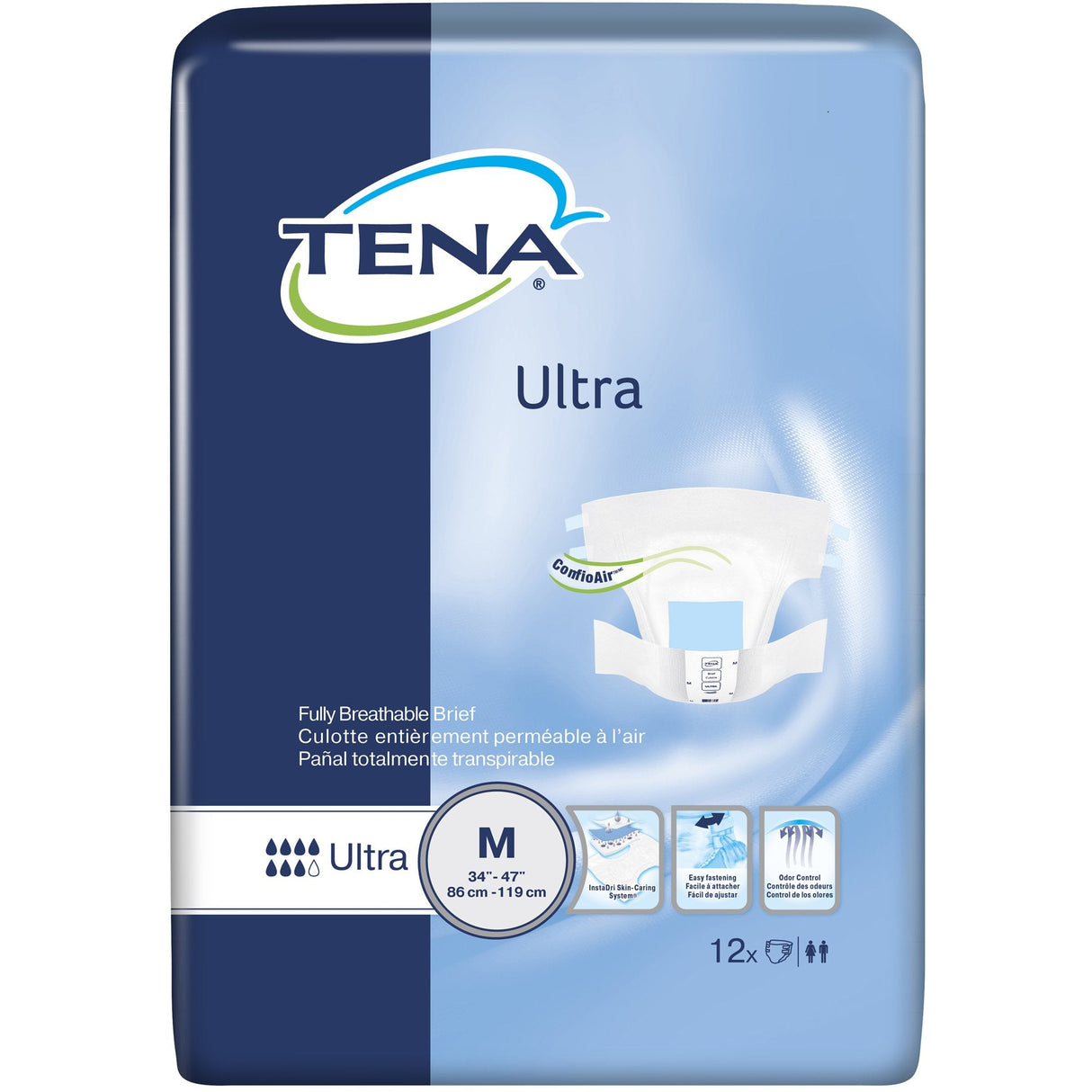 TENA Ultra Incontinence Briefs - 67252-Pack - LL Medico