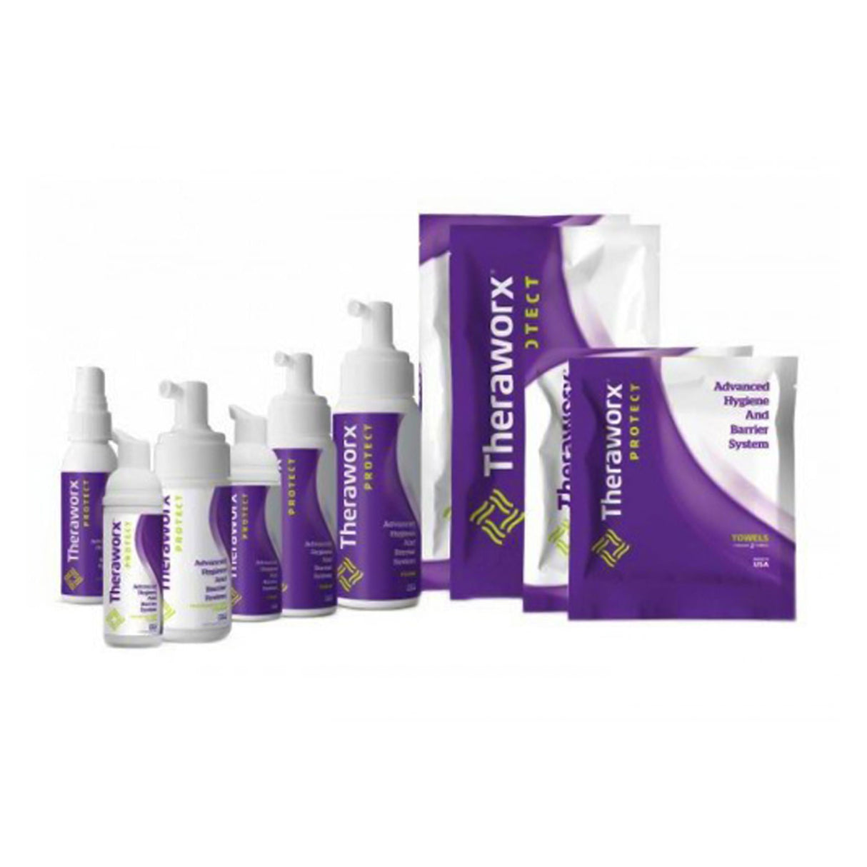 Theraworx Rinse-Free Foaming Body Wash 4 oz. - HXC-04Z-Single - LL Medico