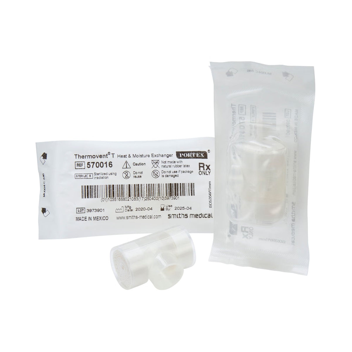 Thermovent T Heat and Moisture Exchanger, Trach - 570016-Single - LL Medico