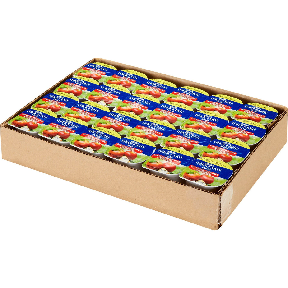 Thick & Easy Clear Thickened Apple Juice, Moderately Thick, 4 oz Cup - 12687-Case - LL Medico