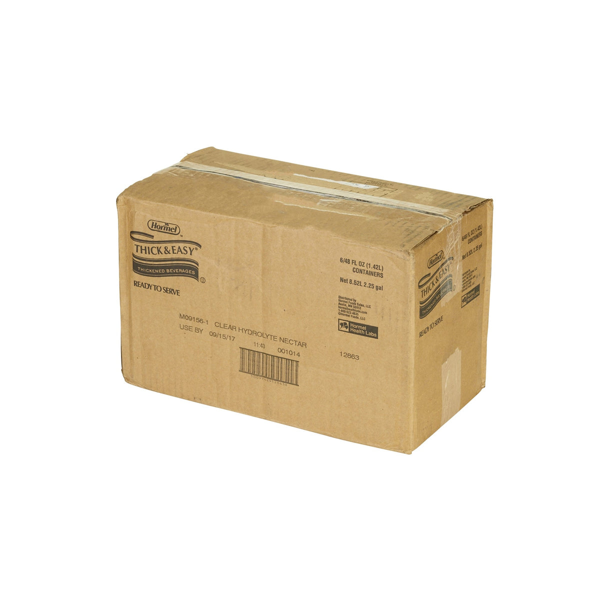 Thick & Easy Hydrolyte Thickened Water, Mildly Thick, Lemon Flavor, 46 oz Bottle - 12863-Case - LL Medico