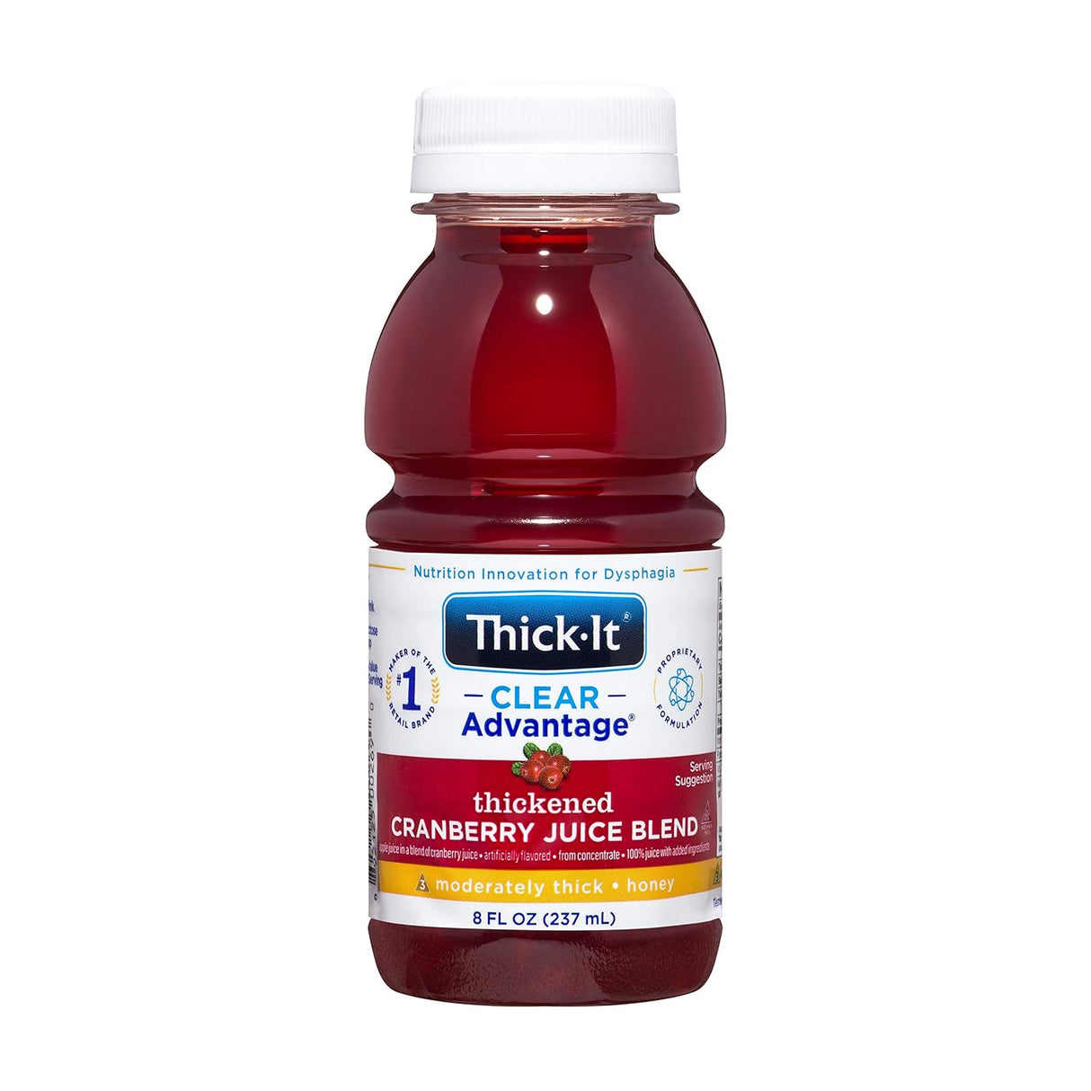 Thick-It AquaCareH20 Thickened Cranberry Juice, 8 oz Bottle - B459-L9044-Case - LL Medico