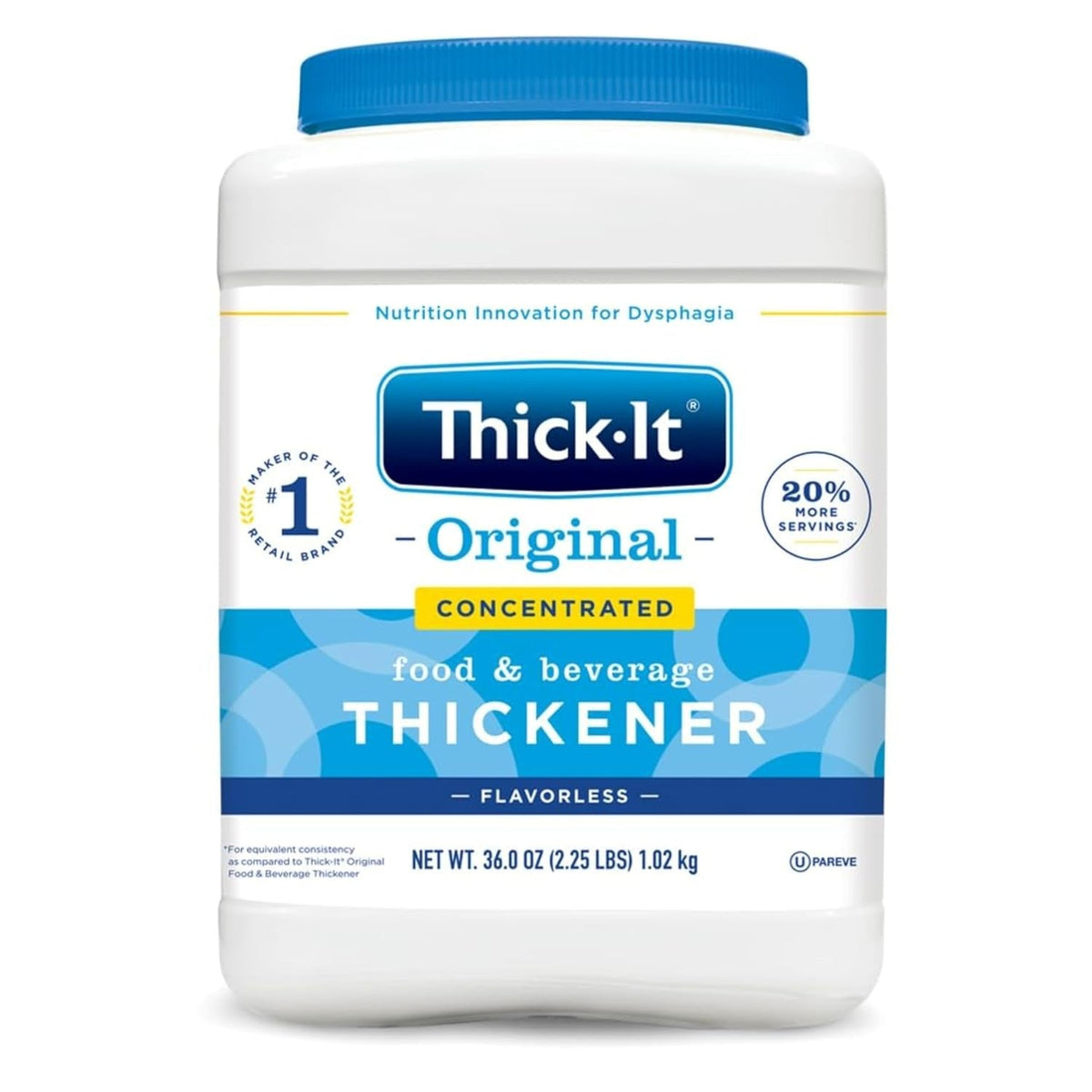 Thick-It Concentrated Food and Beverage Thickener, Unflavored, 36 oz - J587-C6800-Single - LL Medico