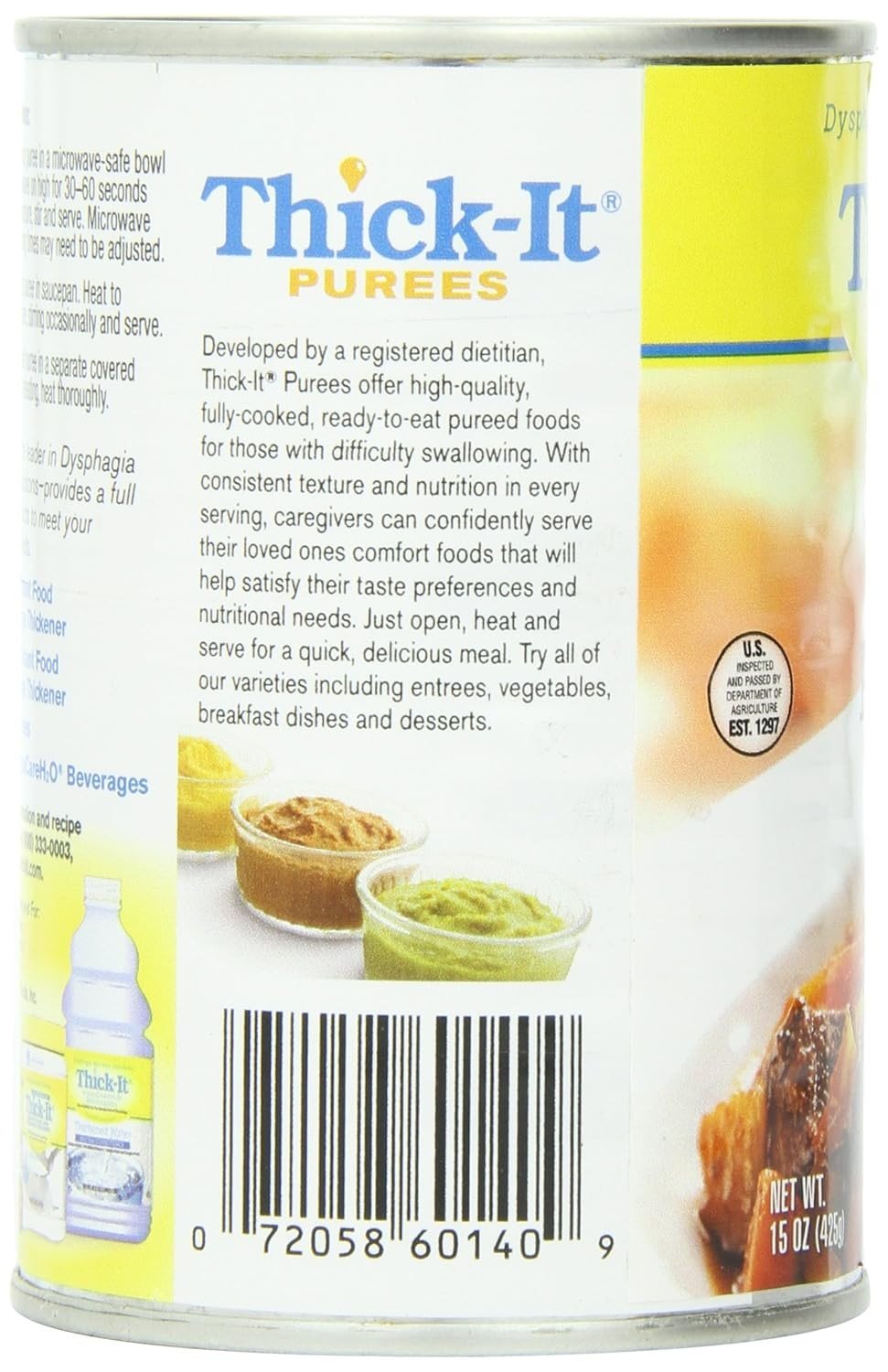 Thick-It Purees Beef Stew, 15 oz Can - H308-F8800-Single - LL Medico
