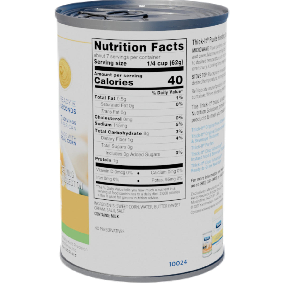 Thick-It Sweet Corn Puree, 15 oz - H304-F8800-Single - LL Medico