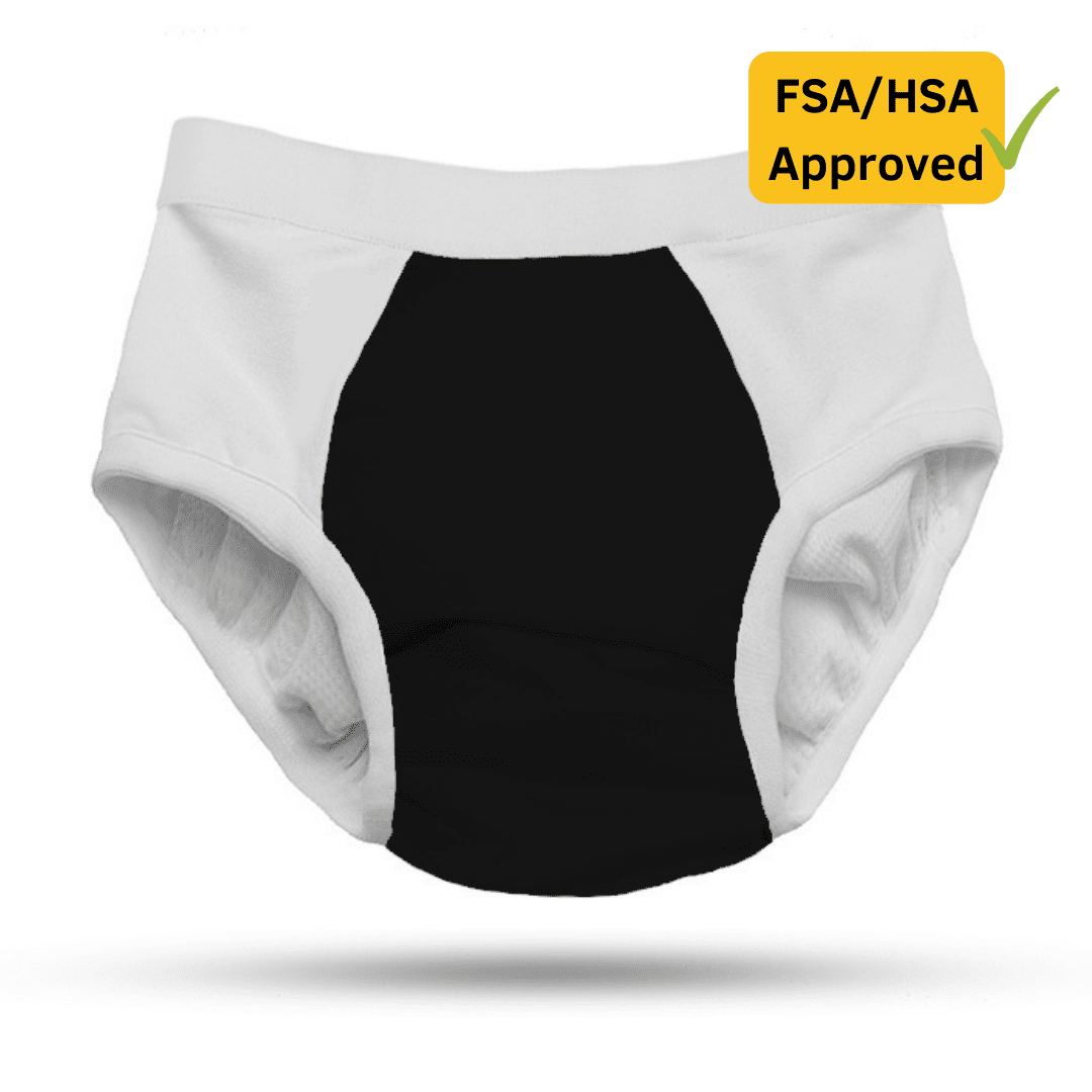 Threaded Armor The Basic Brief, Light Absorbency - 1-BB.S.black - LL Medico
