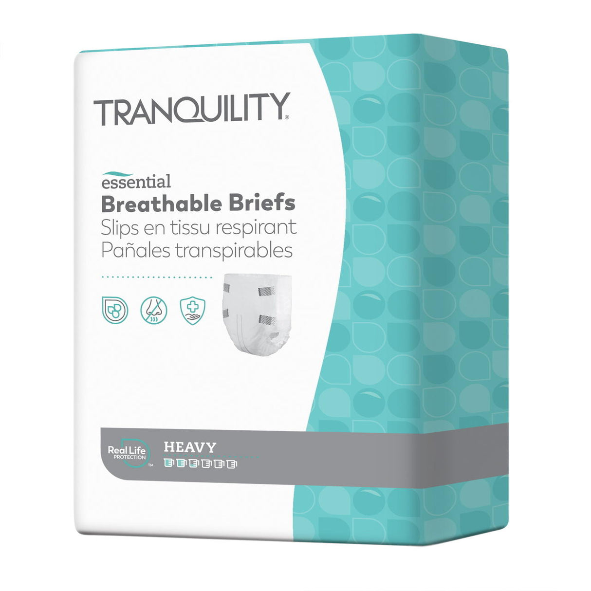 Tranquility Essential Breathable Briefs, Heavy - 2743-Pack - LL Medico