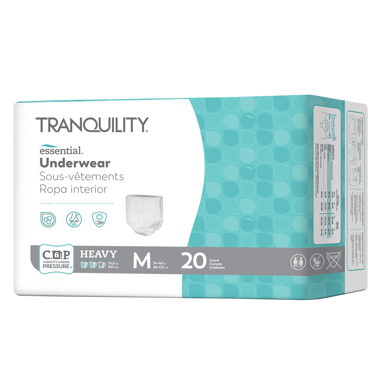 Tranquility Essential Pull On Underwear, Heavy - 2605-Pack - LL Medico