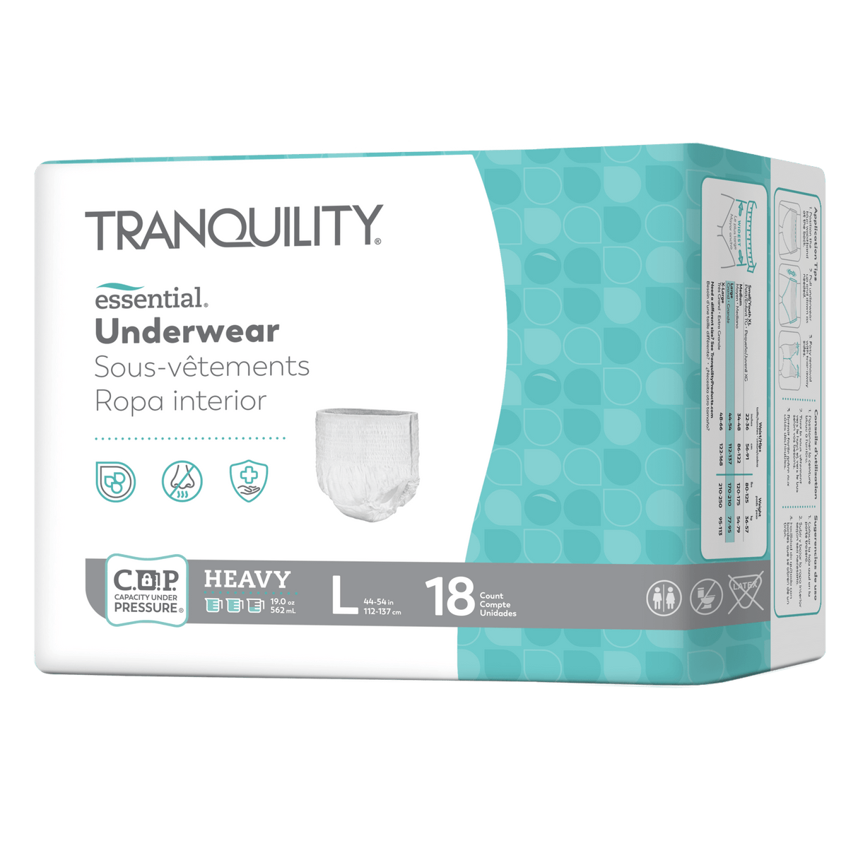 Tranquility Essential Pull On Underwear, Heavy - 2606-Pack - LL Medico