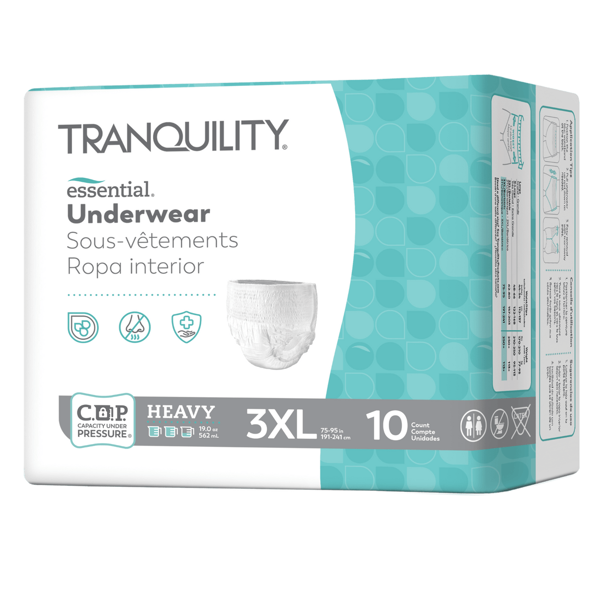 Tranquility Essential Pull On Underwear, Heavy - 2609-Pack - LL Medico