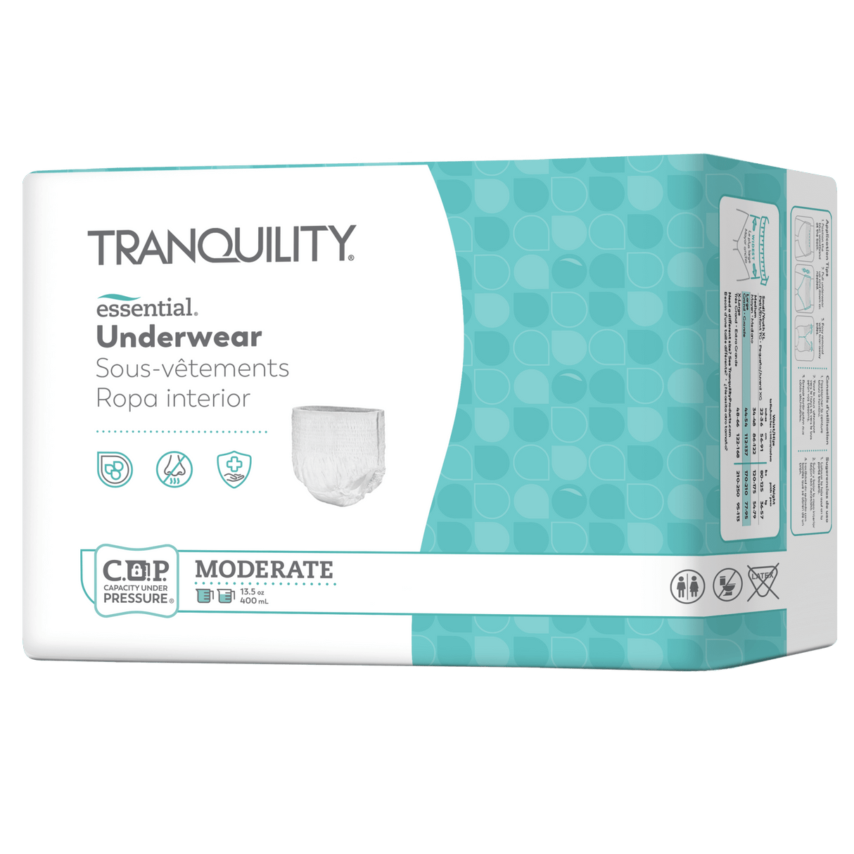 Tranquility Essential Pull On Underwear, Moderate - 2974-Pack - LL Medico