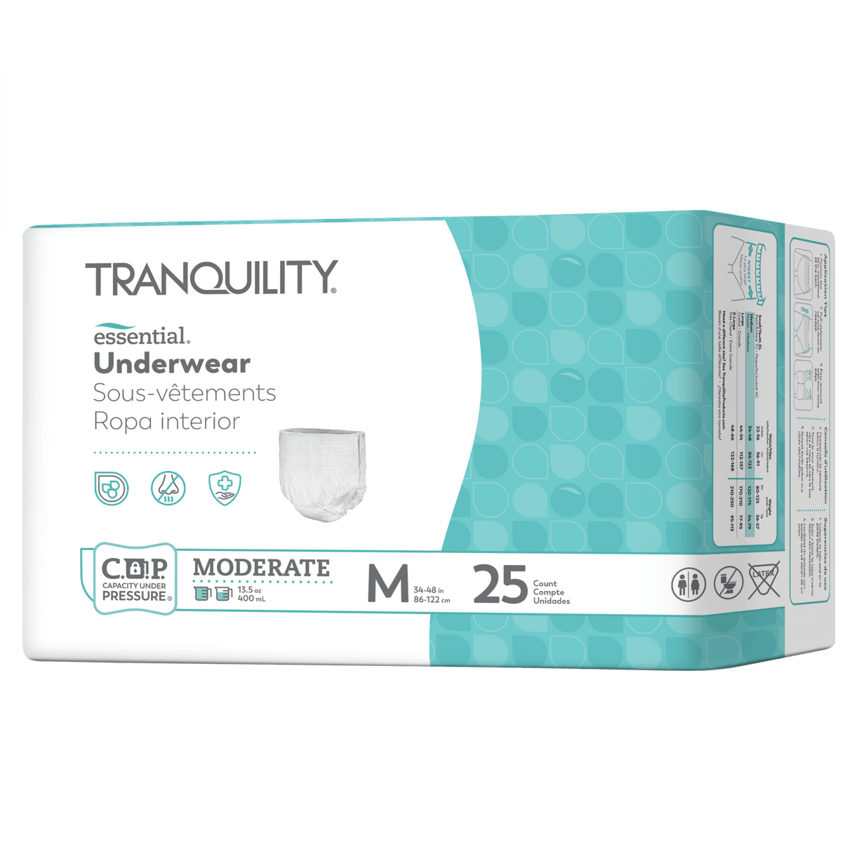 Tranquility Essential Pull On Underwear, Moderate - 2975-Pack - LL Medico