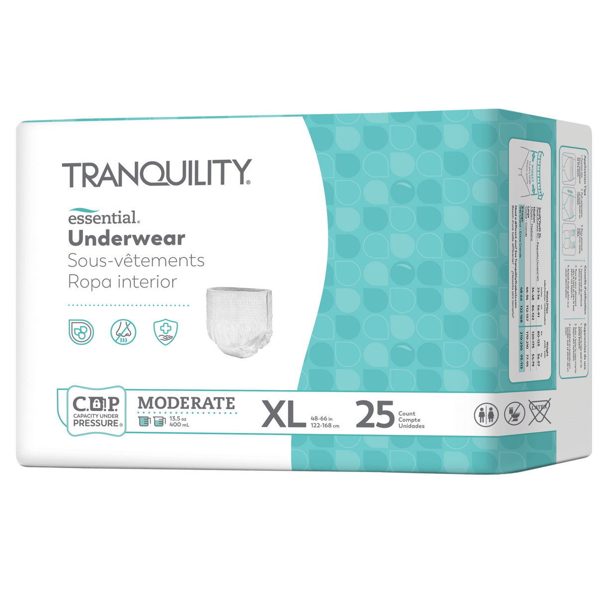 Tranquility Essential Pull On Underwear, Moderate - 2977-Pack - LL Medico