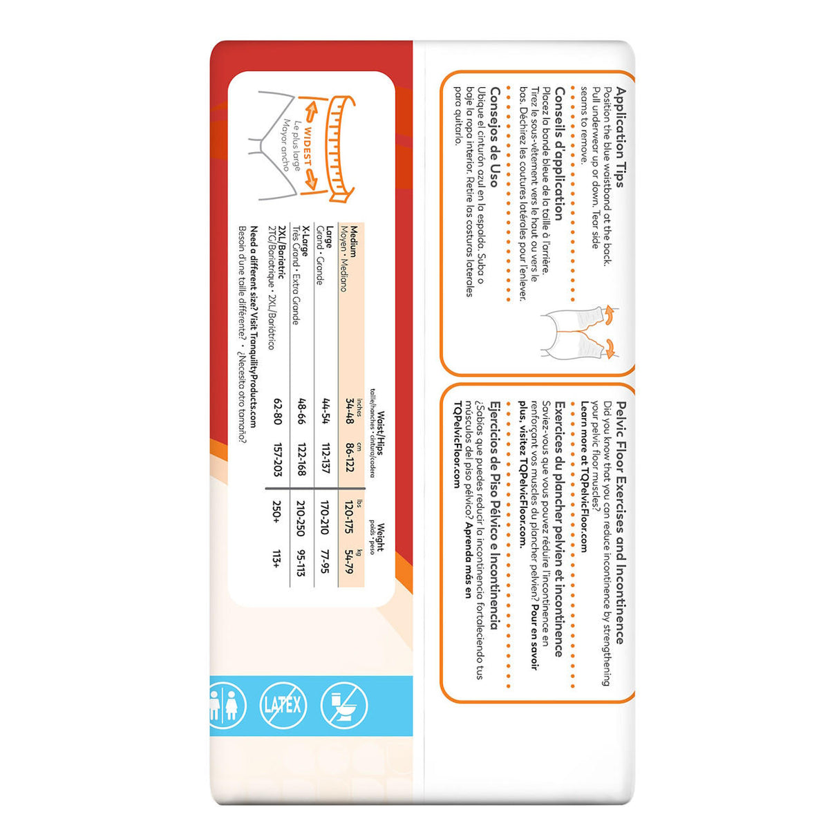 Tranquility Premium DayTime Disposable Absorbent Underwear - 2105-Sample - LL Medico