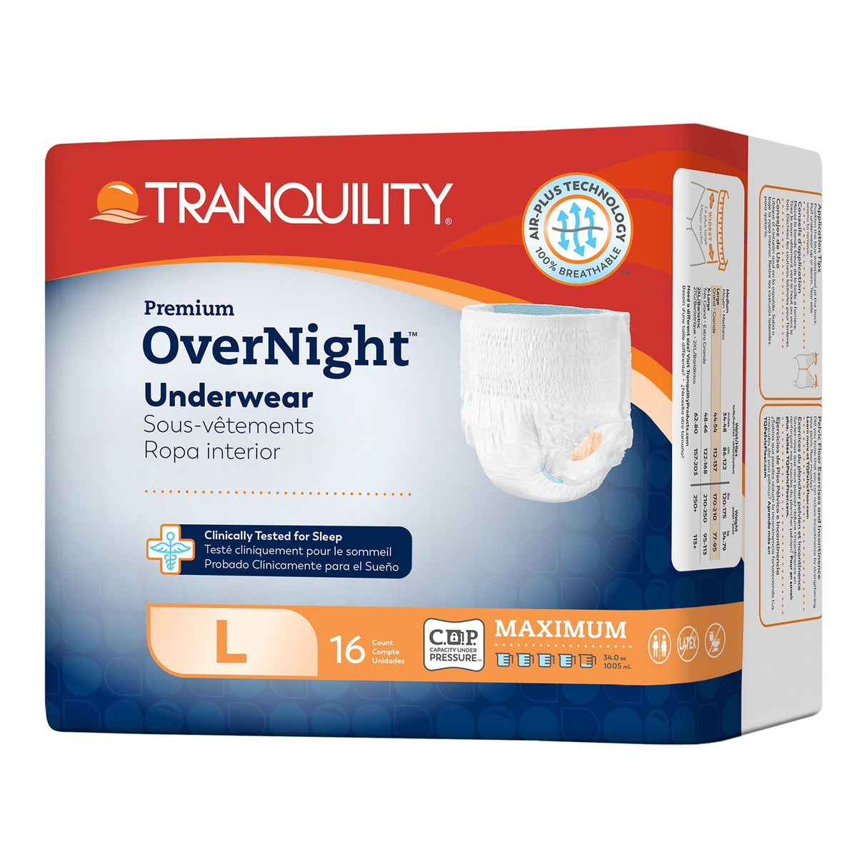 Tranquility Premium OverNight Disposable Absorbent Underwear - 2116-Sample - LL Medico