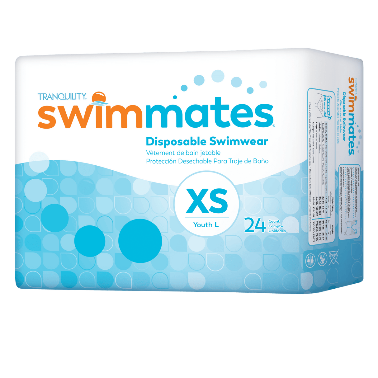 Tranquility Swimmates Disposable Swim Diapers - 2843-Sample - LL Medico