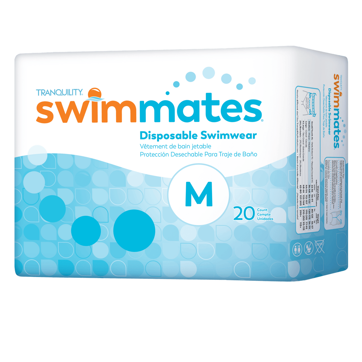 Tranquility Swimmates Disposable Swim Diapers - 2845-Sample - LL Medico