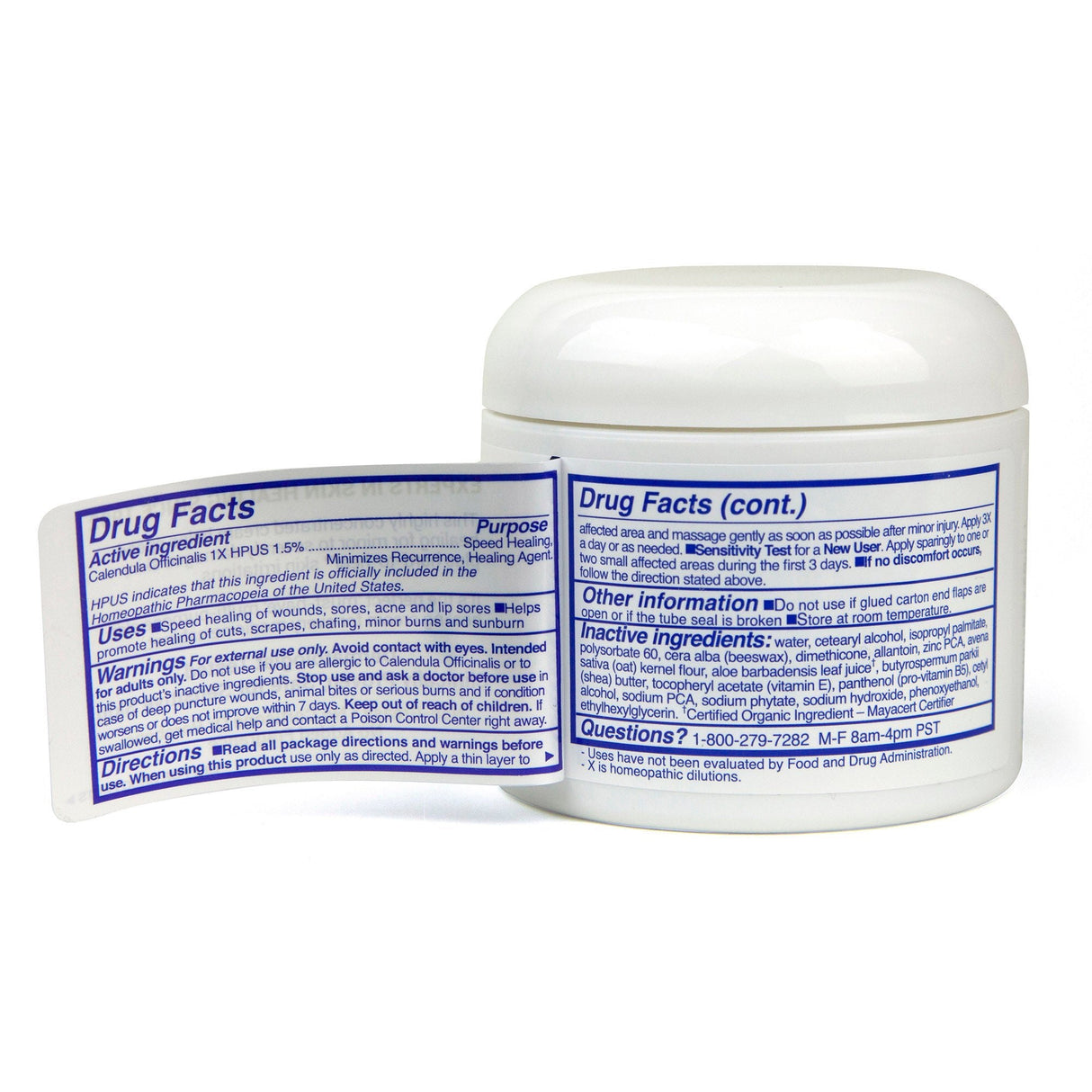 TriDerma MD Intense Fast Healing Moisturizer, 4-ounce Jar, Unscented - 09041-Single - LL Medico