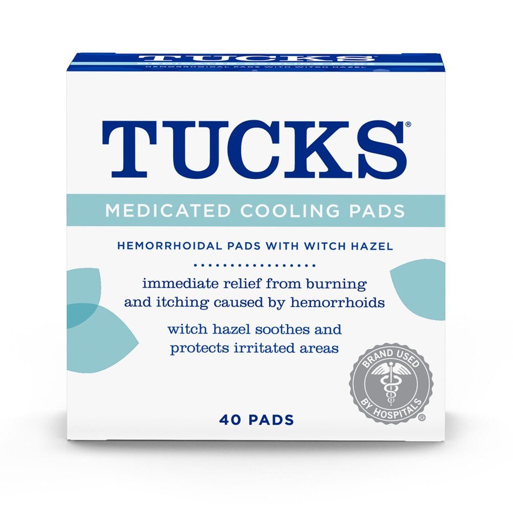 TUCKS Medicated Cooling Pads for Hemorrhoid Relief - 4138800732 - LL Medico