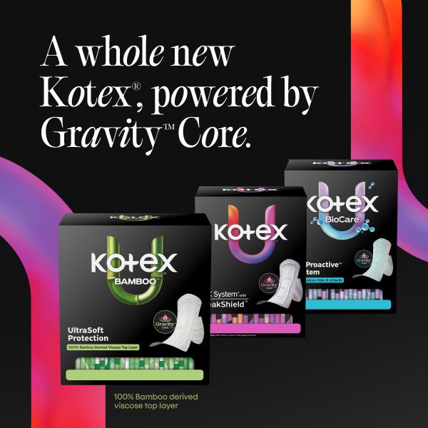 U by Kotex Maxi Feminine Pads, Heavy Absorbency, Fragrance-Free - 58227-Pack - LL Medico