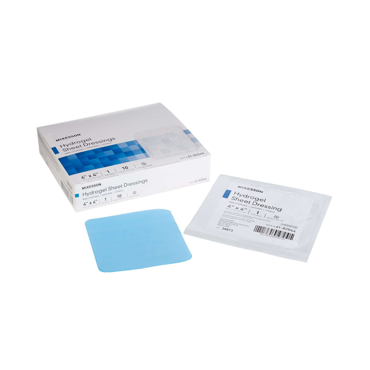 McKesson Hydrogel Gauze Dressing, 4 x 4 Inch