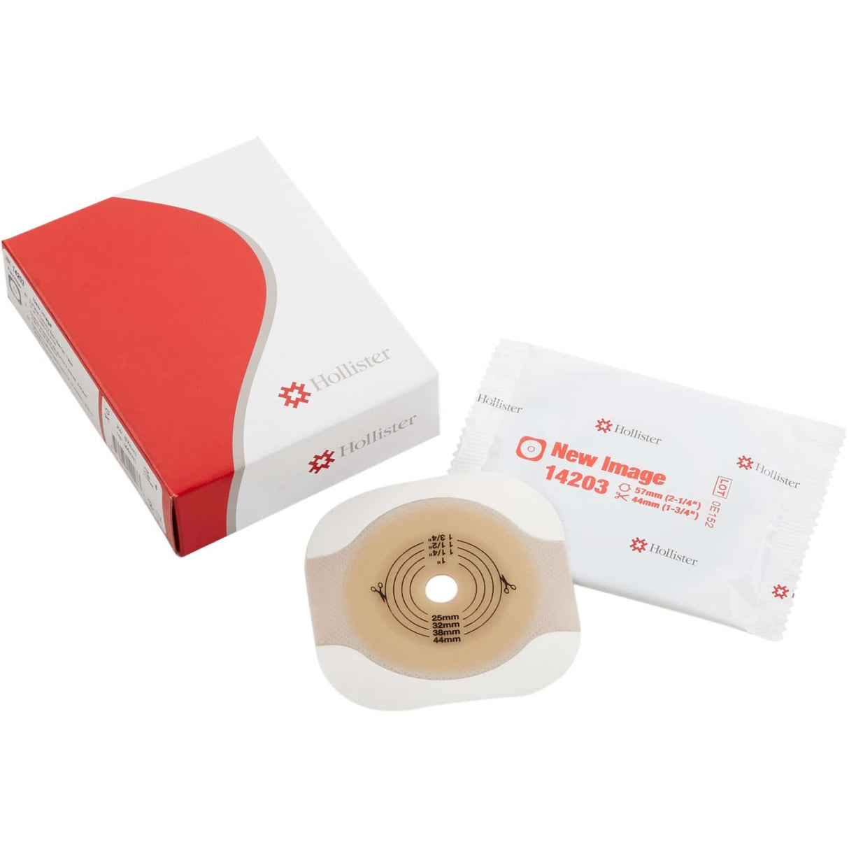 Hollister FlexTend Ostomy Skin Barrier, Trim to Fit up to 1-1/2 Inch Opening, 57mm Flange