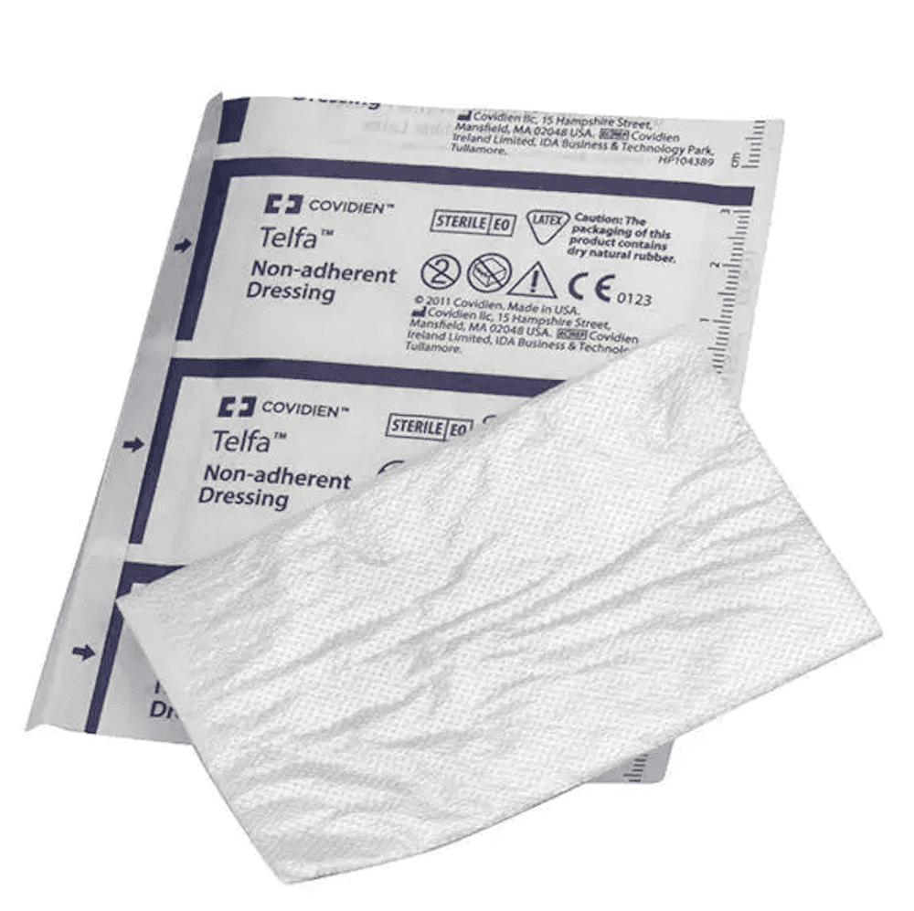 Telfa Ouchless Nonadherent Dressing, 3 x 4 Inch