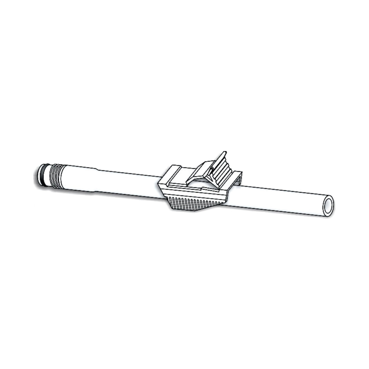 Urocare Adjustable White Tube Clamp - 699950-Single - LL Medico