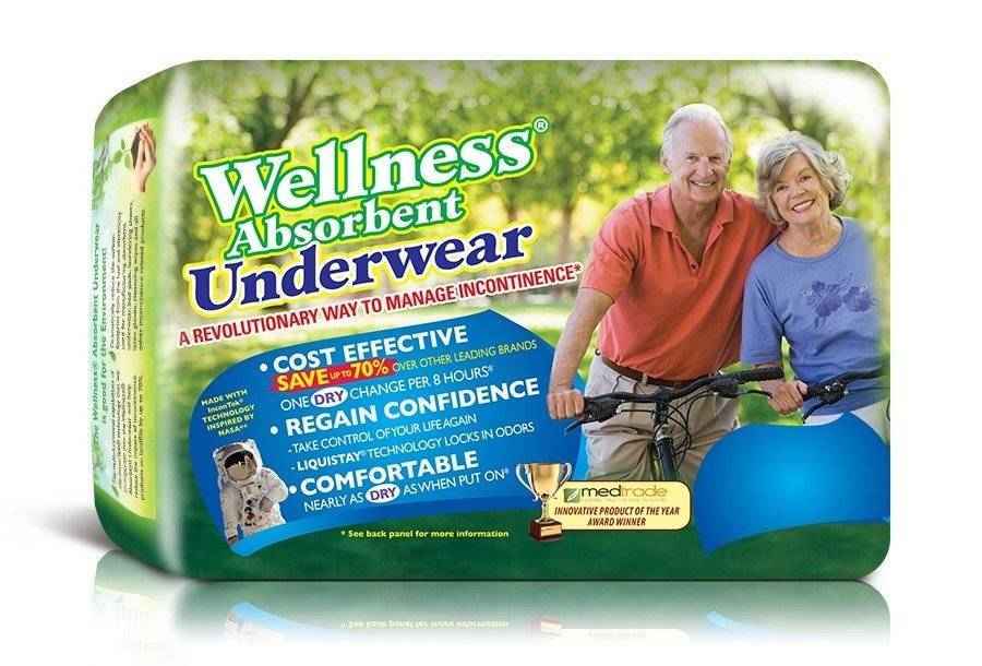 Wellness Absorbent Underwear - 6244-Sample - LL Medico