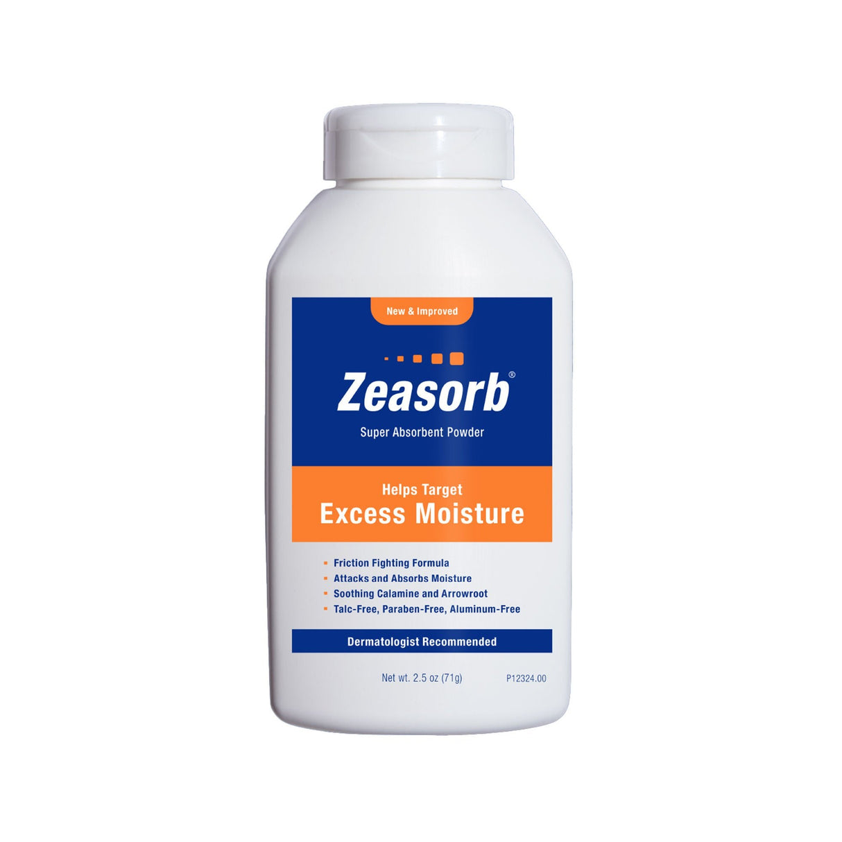 Zeasorb Super Absorbent Powder, 2.5-ounce shaker bottle - 30316023325-Single - LL Medico