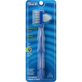 Oral-B Denture Brush, Two-Sided, 1 Toothbrush