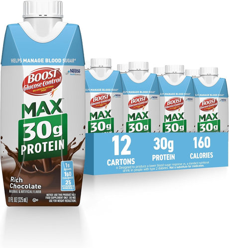 Boost Glucose Control Max Nutritional Drink, Rich Chocolate, 11 oz