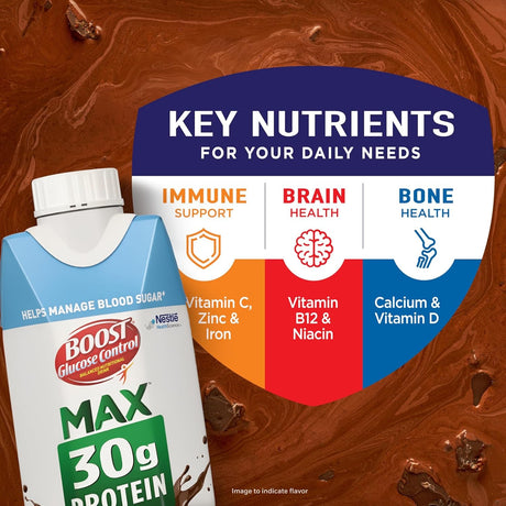 Boost Glucose Control Max Nutritional Drink, Rich Chocolate, 11 oz