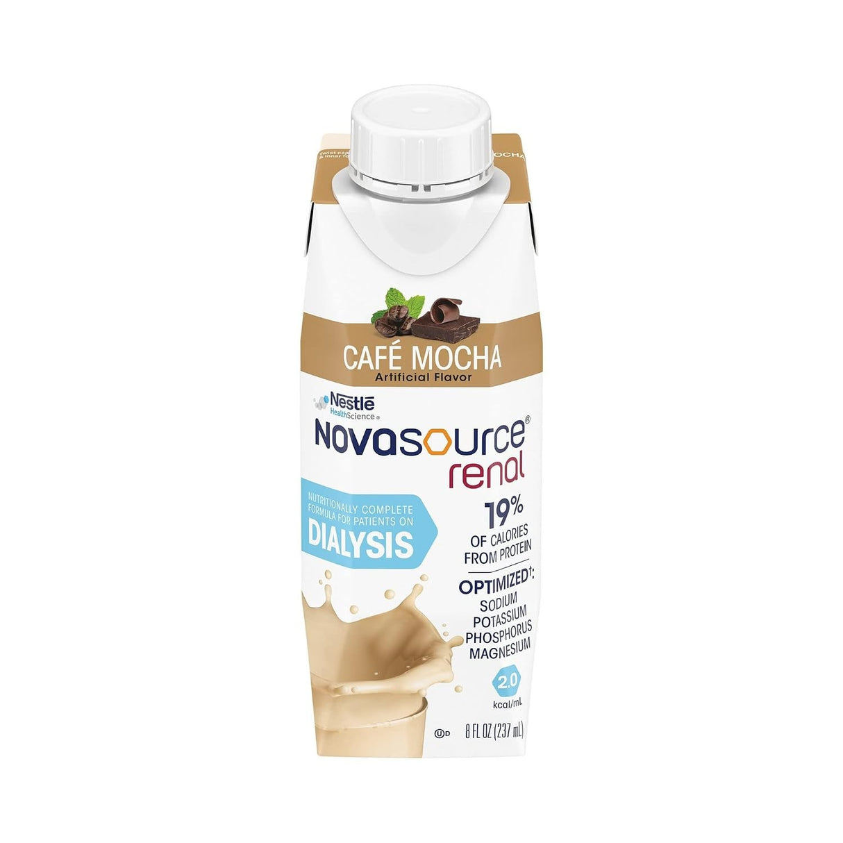Novasource Renal Oral Supplement, Café Mocha, 8 oz