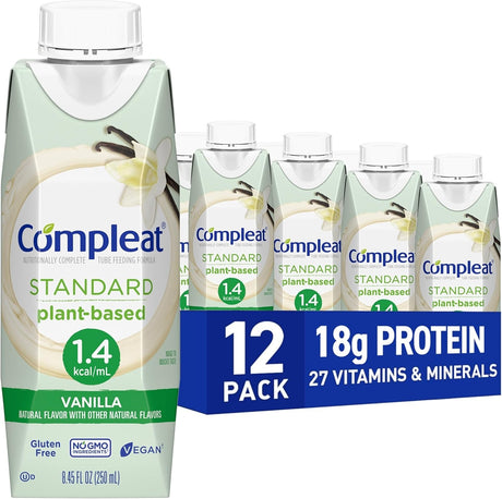 Compleat Standard 1.4 Nutrition Shake, Vanilla, 8.45 oz