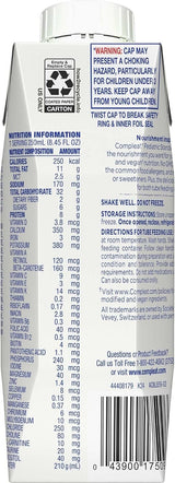 Compleat Pediatric Standard Nutrition Shake, Vanilla, 8.45 oz