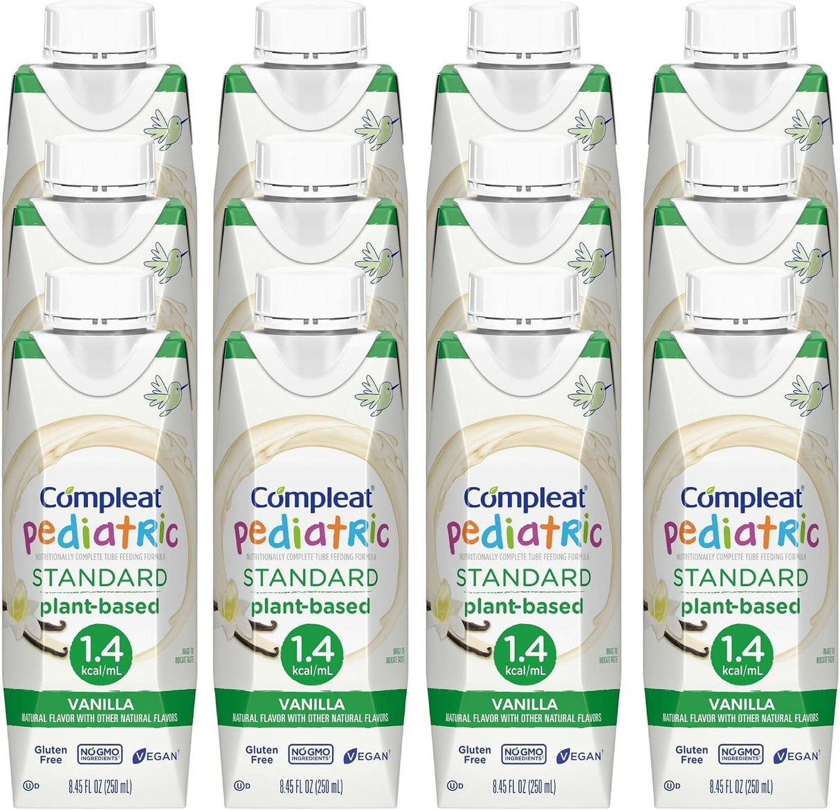 Compleat Pediatric Standard Nutrition Shake, Vanilla, 8.45 oz