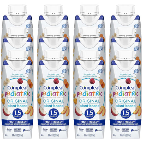 Compleat Pediatric Original Tube Feeding Formula, Fruit Medley, 250 mL
