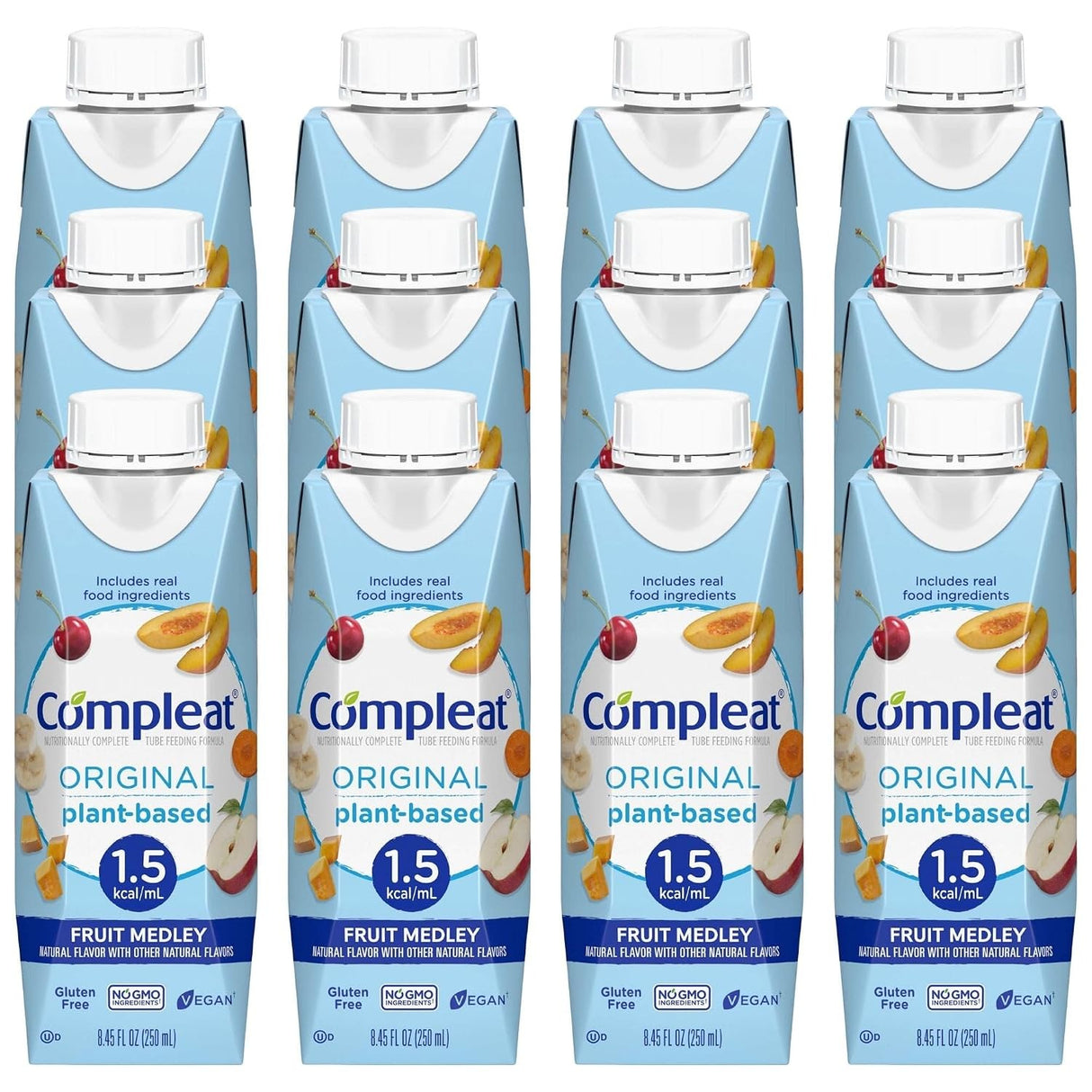 Compleat Original 1.5 Tube Feeding Formula, Fruit Medley, 250 mL