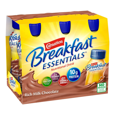 Carnation Breakfast Essentials Oral Supplement Drink, Rich Milk Chocolate, 8 oz