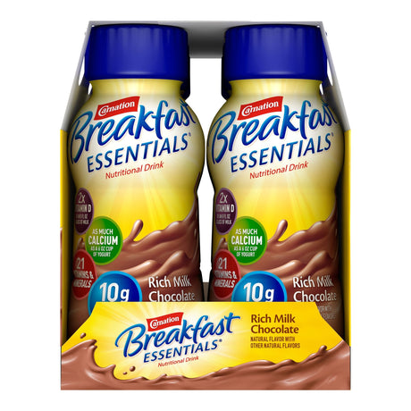 Carnation Breakfast Essentials Oral Supplement Drink, Rich Milk Chocolate, 8 oz