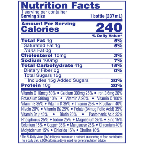 Carnation Breakfast Essentials Oral Supplement Drink, Rich Milk Chocolate, 8 oz