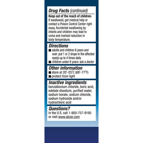Naphcon-A Allergy Relief Eye Drops, 0.5 fl oz, Sterile - 00065008515 - LL Medico