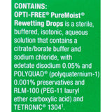 Opti-Free Puremoist Rewetting Drops, Citrate Buffer / Sodium Chloride, 0.4 oz, Sterile - 00065019231 - LL Medico