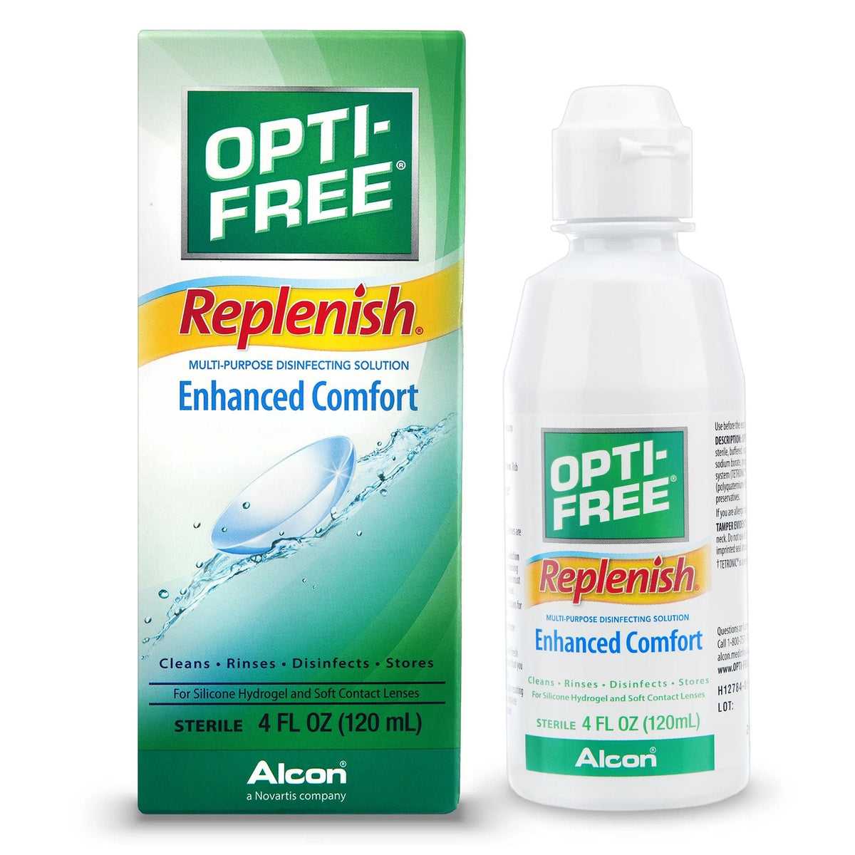 Opti-Free Replenish Multi-Purpose Disinfecting Contact Lens Solution, Sterile - 00065035604 - LL Medico