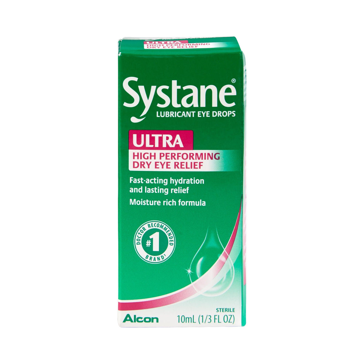 Systane Ultra Lubricant Eye Drops, 0.34 oz, Sterile - 00065143105 - LL Medico